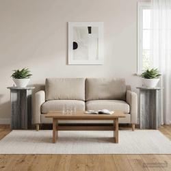 Support de Plante 2 pcs Sonoma gris &Oslash;40 x 60 cm