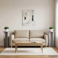 Support de Plante 2 pcs Sonoma gris &Oslash;40 x 100 cm