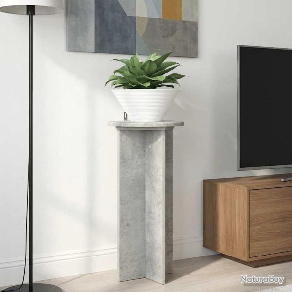 Support de Plante 2 pcs Gris b�ton 29,5 x 29,5 x 60 cm