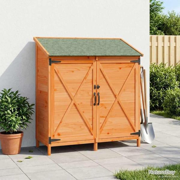 Abri de jardin Marron 106 x 56 x 113,5 cm Bois de Sapin Massif