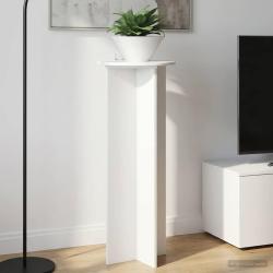Support de Plante 2 pcs Blanc brillant &Oslash;40 x 100 cm