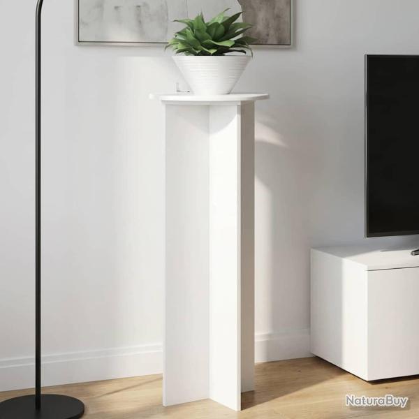 Support de Plante 2 pcs Blanc brillant �40 x 100 cm