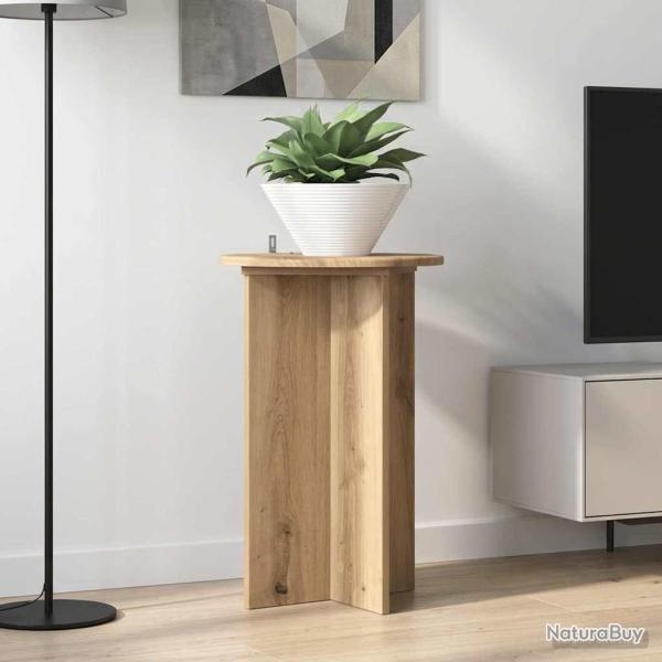 Support de Plante 2 pc Ch�ne artisanal �40 x 60 cm