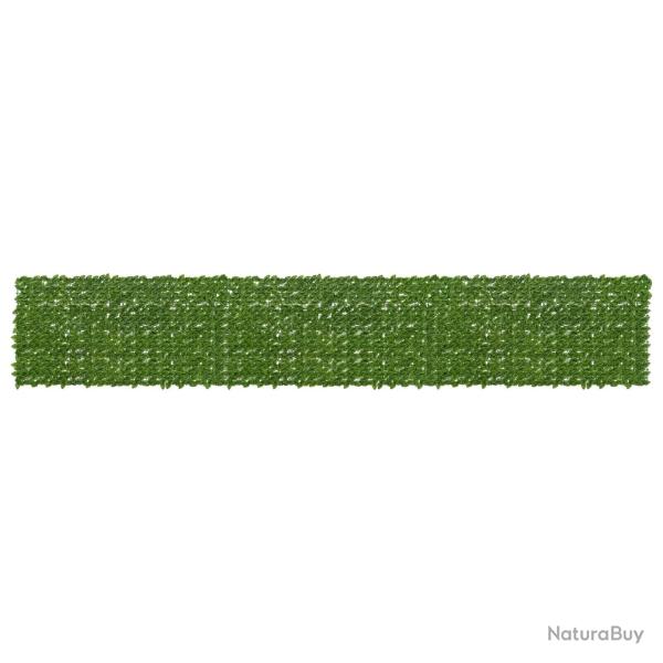 �cran de balcon avec feuilles Vert et jaune 600 x 100 cm