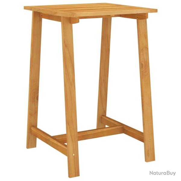 Table de bar de jardin 70x70x104 cm Bois d'acacia massif