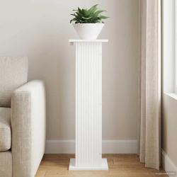 Support de Plante Blanc 30,5 x 30 x 100,5 cm Bois d'ing&eacute;nierie