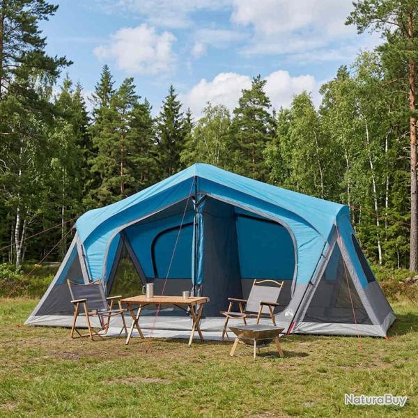 Tente Cabane Bleu 480 x 273 x 205 cm Polyester et Acier