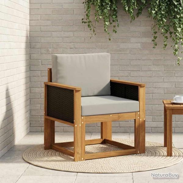 Sofa de milieu ext�rieur Bois d'Acacia Massif Naturel