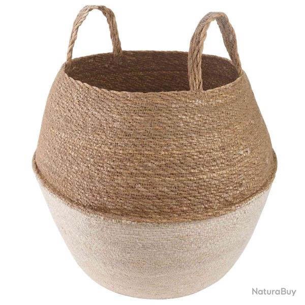 Pot de plante avec poign�es Blanc � 32 x 32 cm
