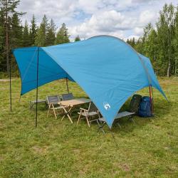 Tarp de camping r&eacute;sistant &agrave; l'eau Bleu 550 x 400 x 230 cm