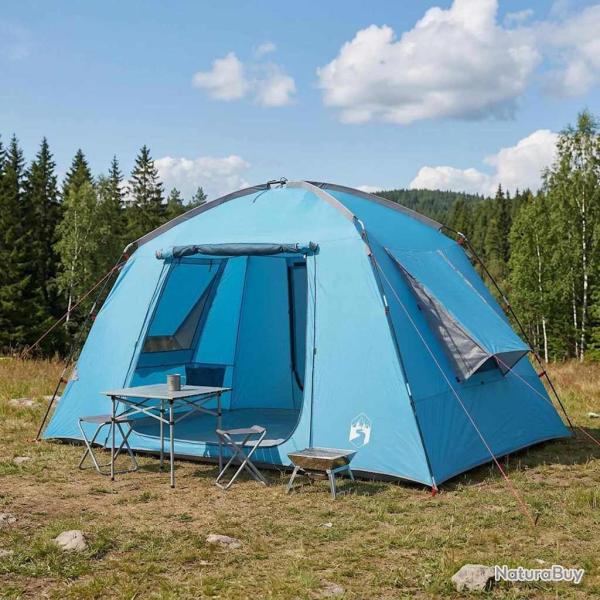 Tente Cabane avec toit Bleu 300 x 210 x 156 cm Polyester