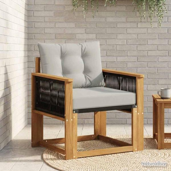 Sofa de milieu ext�rieur Bois d'Acacia Massif Naturel