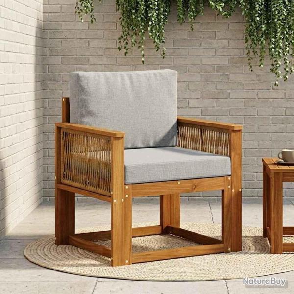 Sofa de milieu ext�rieur Bois d'Acacia Massif Naturel