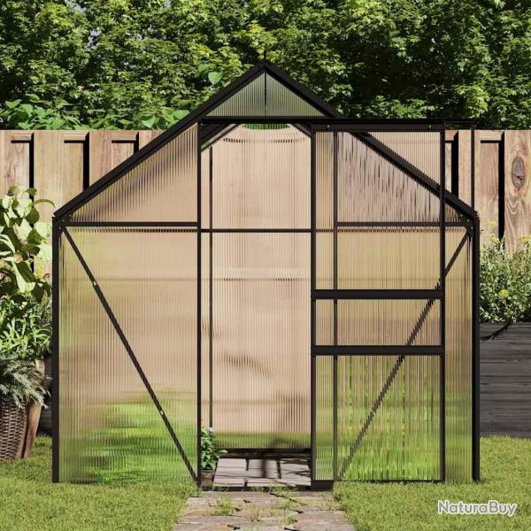 Serre avec cadre de base Anthracite Aluminium 4,75 m�