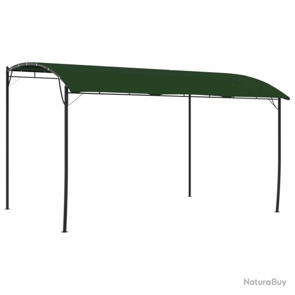 Pavillon 4 x 3 x 2,55 m Vert Acier enduit de poudre et tissu