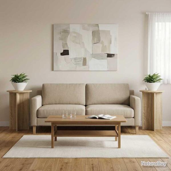 Support de Plante 2 pcs Ch�ne Sonoma �40 x 60 cm