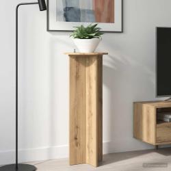 Support de Plante 2 pc Ch&ecirc;ne artisanal &Oslash;40 x 100 cm