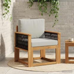Sofa de milieu ext&eacute;rieur Bois d'Acacia Massif Naturel
