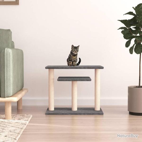 Arbres � chat avec plates-formes gris fonc� 62,5 cm