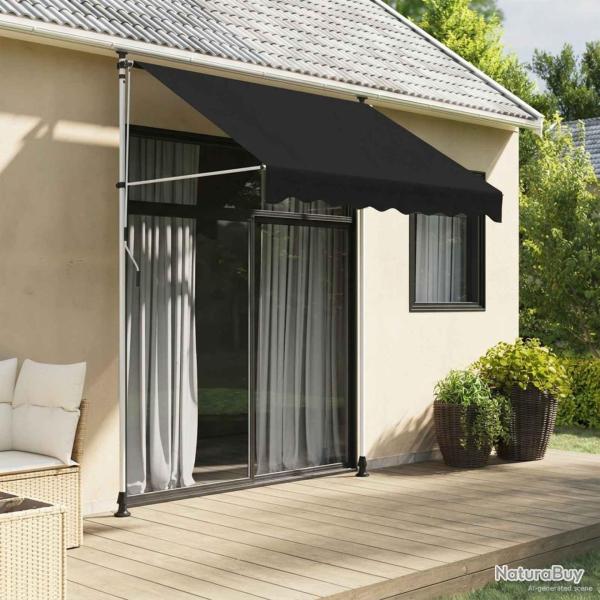 Auvent r�tractable manuel Noir 200 cm