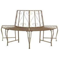 Banc d'Arbre 4-Nombre de places 160 x 80 x 89 cm Acier