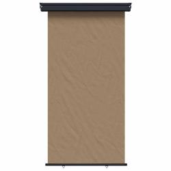 Store lat&eacute;ral de balcon 117 x 250 cm 100% polyester fer acier
