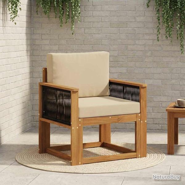 Sofa de milieu ext�rieur Bois d'Acacia Massif Naturel
