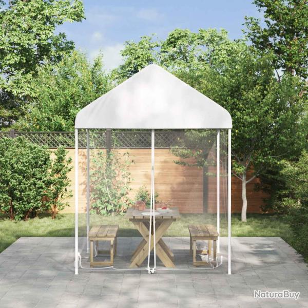 Moustiquaire pour gazebo 220 mesh Blanc 2 x 2 x 2 m Polyester