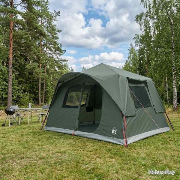 Tente Instantan�e avec toit Vert arm�e 365 x 380 x 200 cm