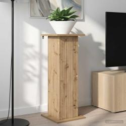 Support de Plante 2 pc Ch&ecirc;ne artisanal 30,5 x 30 x 80,5 cm