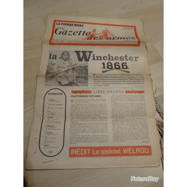 TR�S rare revue gazette des armes num�ro 3 (novembre 1972)
