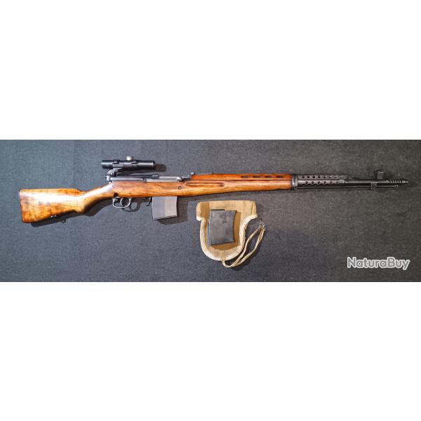 Carabine TOKAREV SVT 40 1942 TULA + Lunette PU 1941