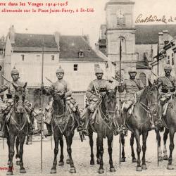 Carte postale de cavalerie allemande dans les Vosges 1914-1915 - N&deg;8607