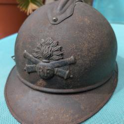 Casque Adrian Mle 1915 Artillerie - Premi&egrave;re Guerre mondiale 14-18 WW1