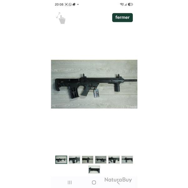 Final Arms, Fusil � pompe Bullpup FD12, canon ray� droit, cal 12 pour droitier .Avec boite de 25.