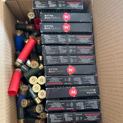 Lot de 125 cartouches calibre 12 Vrac 1� sans prix de r&eacute;serve