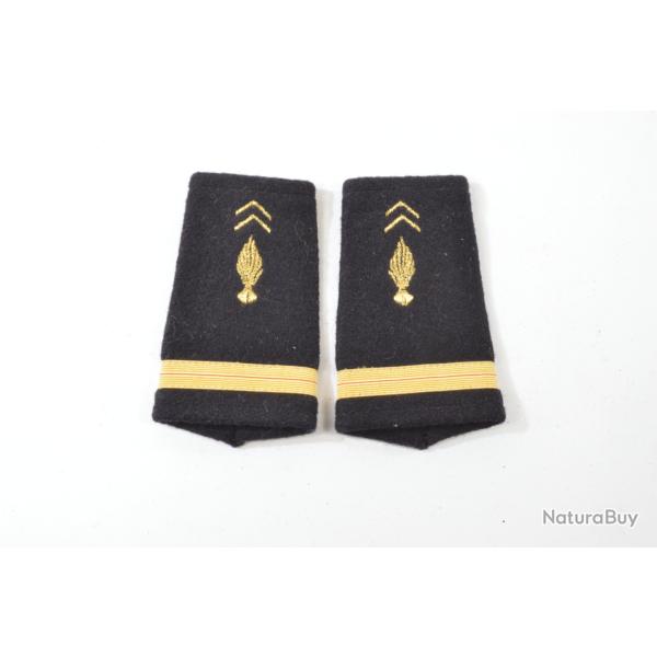Fourreaux d'�paule �paulettes adjudant chef