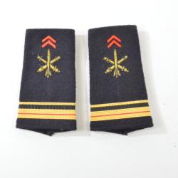 Fourreaux d'&eacute;paule &eacute;paulettes major chef Artillerie