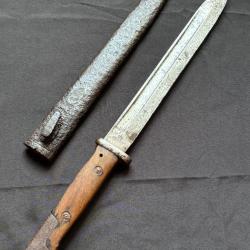 Ba&iuml;onnette allemande 1884/98 1er type - WW1