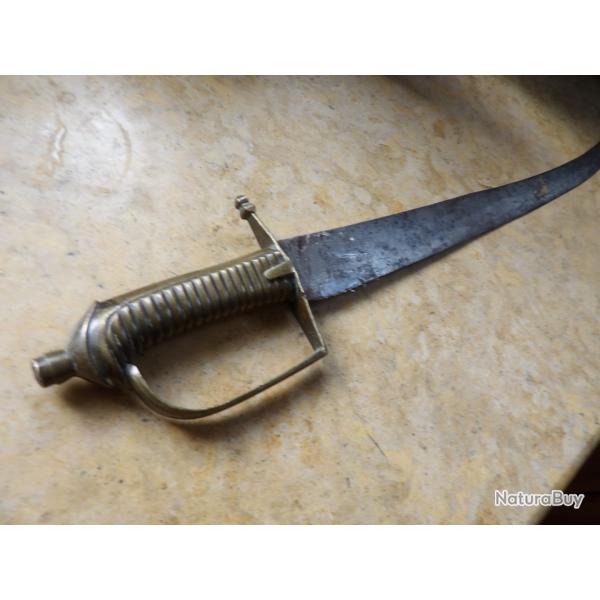 sabre briquet infanterie 1767 lame combat fine tranchante ancien r�gime r�volution empire