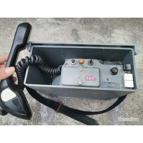 T�l�phone de campagne militaire fran�ais AT36B STTA - Mars 1980 - Bon �tat complet