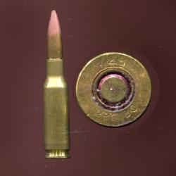 .280/30 British Experimental Assault Rifle - marquage : 280/30 RG 49 - &eacute;tui laiton de 43 mm de long