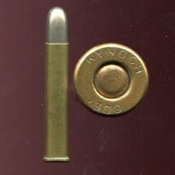 .300 Sherwood - marquage : KYNOCH .300 - &eacute;tui laiton de 39.4 mm - balle nickel pointe arrondie