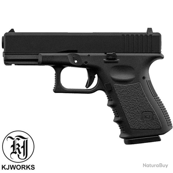Pistolet Airsoft KJ Works KP-23-MS Gaz Compact � Syst�me Blowback - 270 FPS
