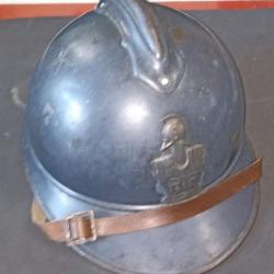 Casque Adrian mod&egrave;le 1915 G&eacute;nie bleu horizon WW1