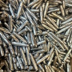Lot de 10, cartouches .30 M1, nickel&eacute;es, manipulation, Drill