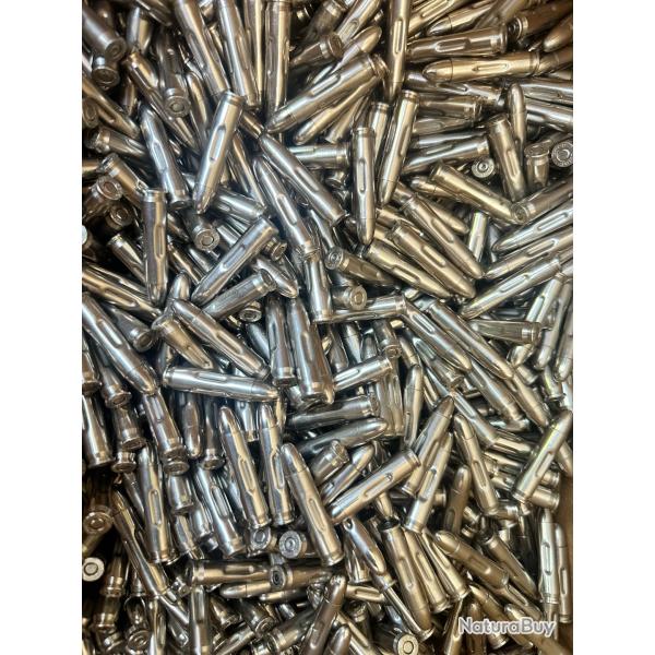 Lot de 10, cartouches .30 M1, nickel�es, manipulation, Drill