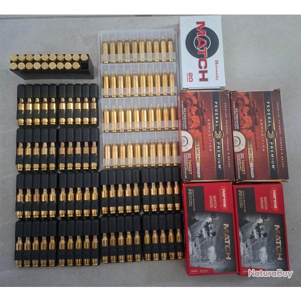 Etuis 6.5 creedmoor tir�s 1 fois