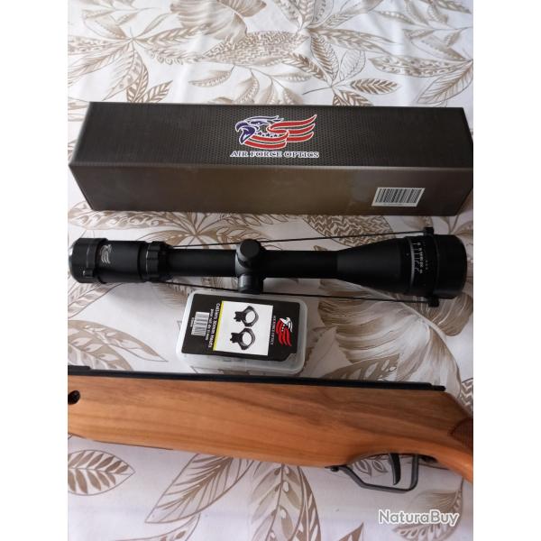 Carabine Cometa 3OO USC calibre 5.5 mm Neuve avec lunette Neuve 6-24X50 AO Aire force optic +Collier
