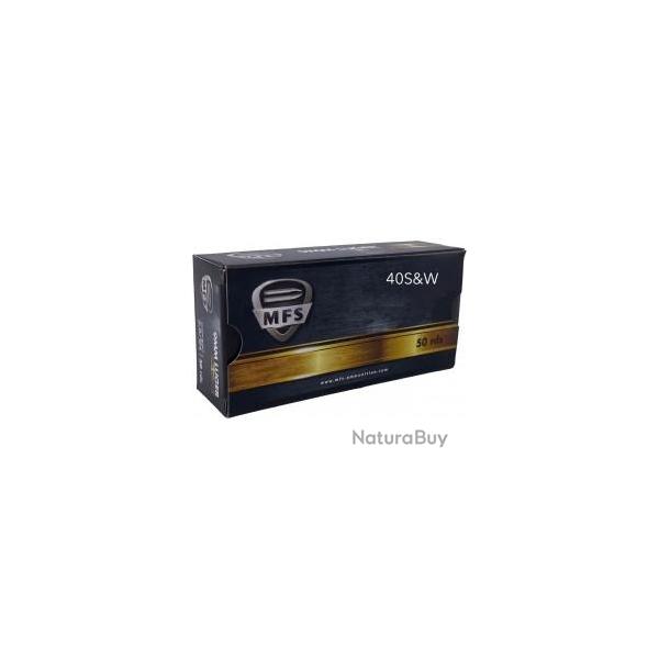 Munitions MFS cal. .40 S&W Plomb Rond Enrob� 165gr - Lot de 500